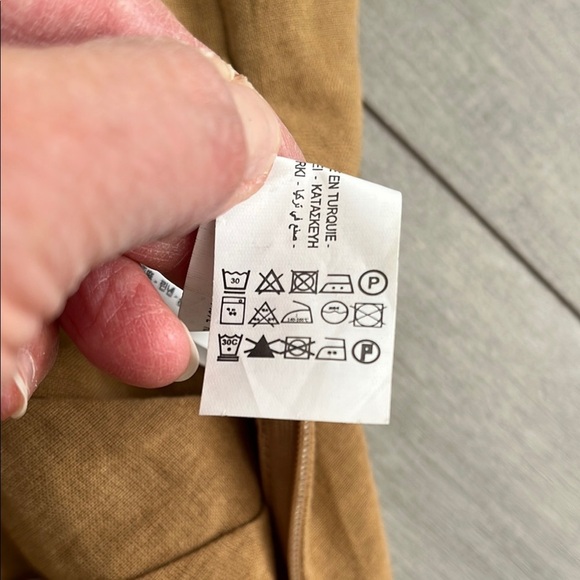 ZARA Beige Strappy Women's Crop Top, Size L - Picture 8 of 8